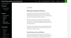 Desktop Screenshot of dunsireprinters.com